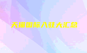 天猫国际入驻
